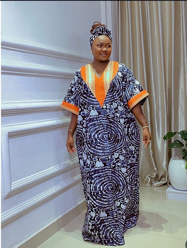 Bubu Gown Styles with Ankara