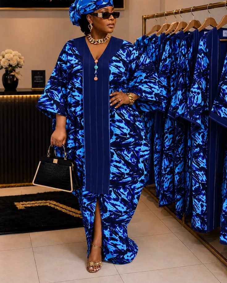 Bubu Gown Styles with Ankara