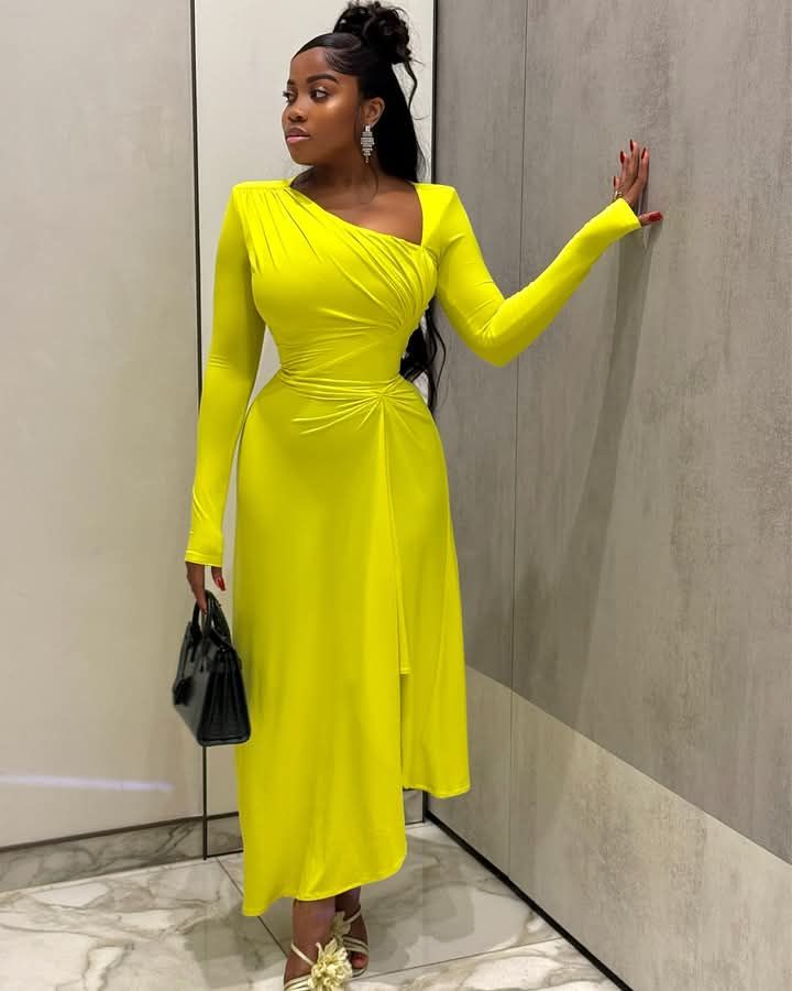 Latest Crepe Material Styles for Long Gowns