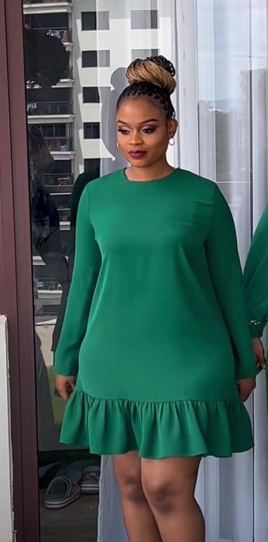 Simple English Plain Material Styles for Ladies ​