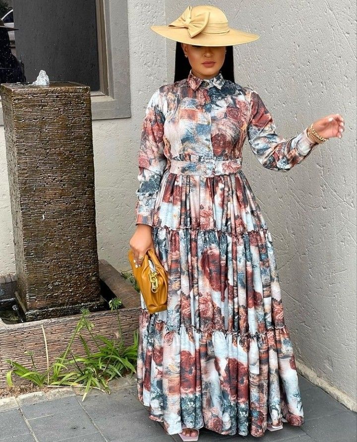 Simple Chiffon Gown Styles for Church