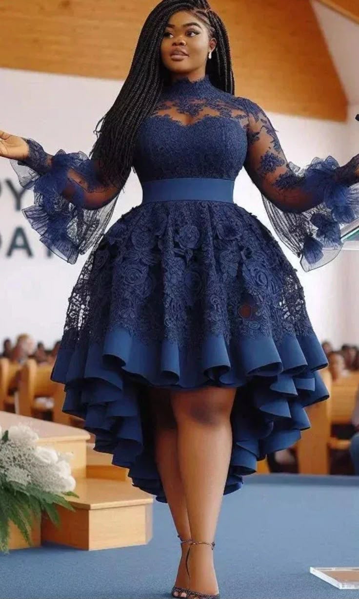 Lace Gown Styles for Teenage Girls