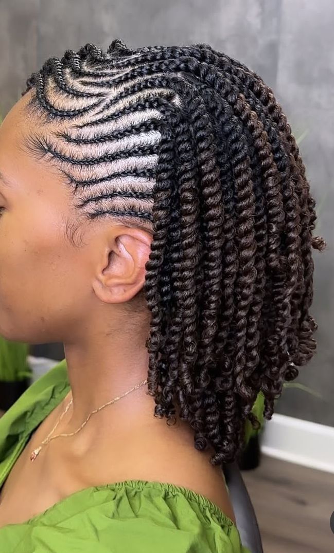 Natural Twist Styles for Long Hair