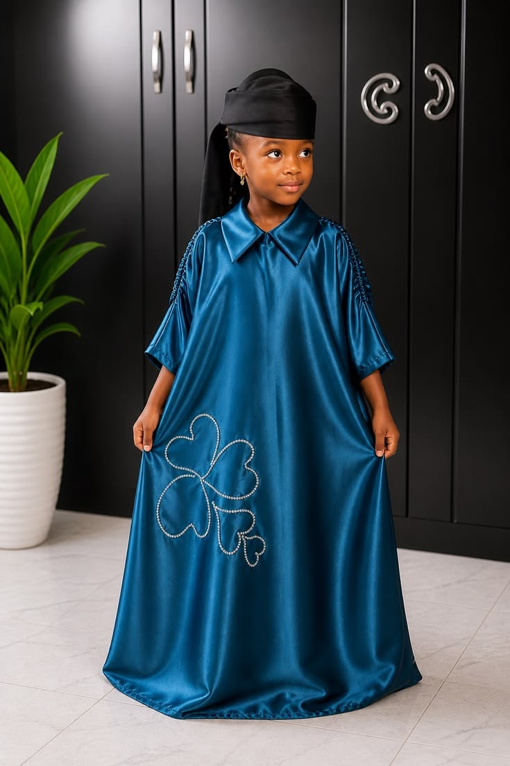 Baby Female Agbada Gown Styles