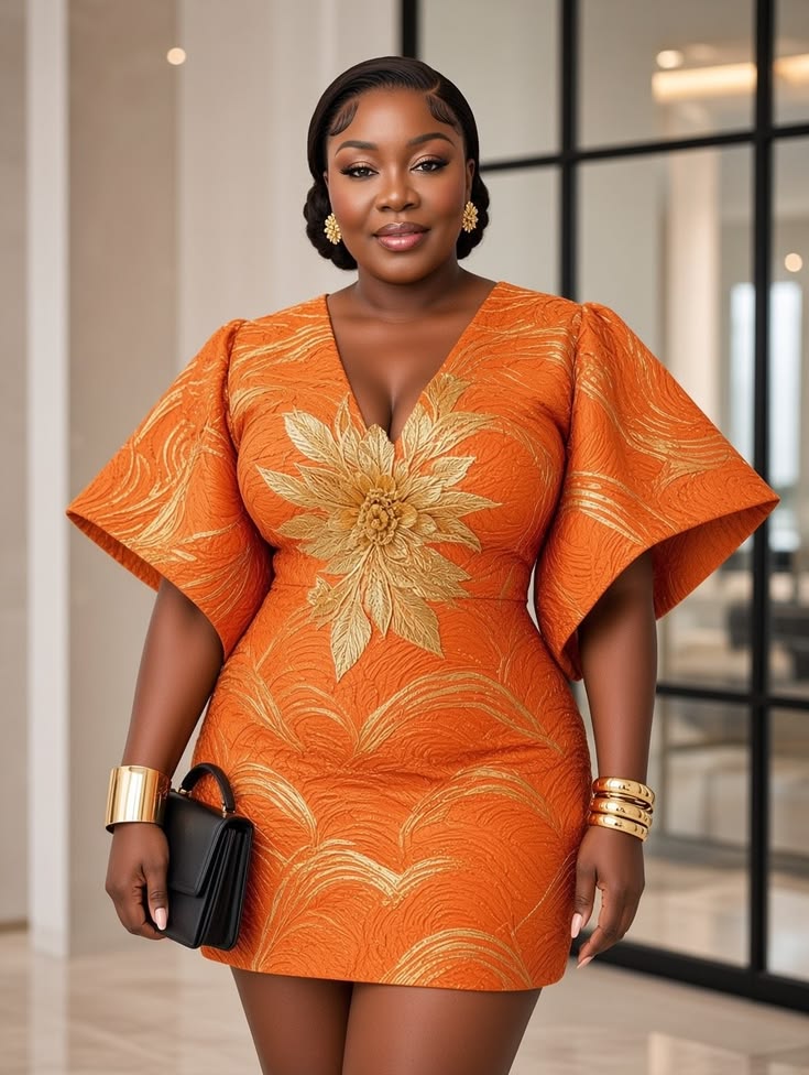 2 Yards Brocade Styles for Ladies