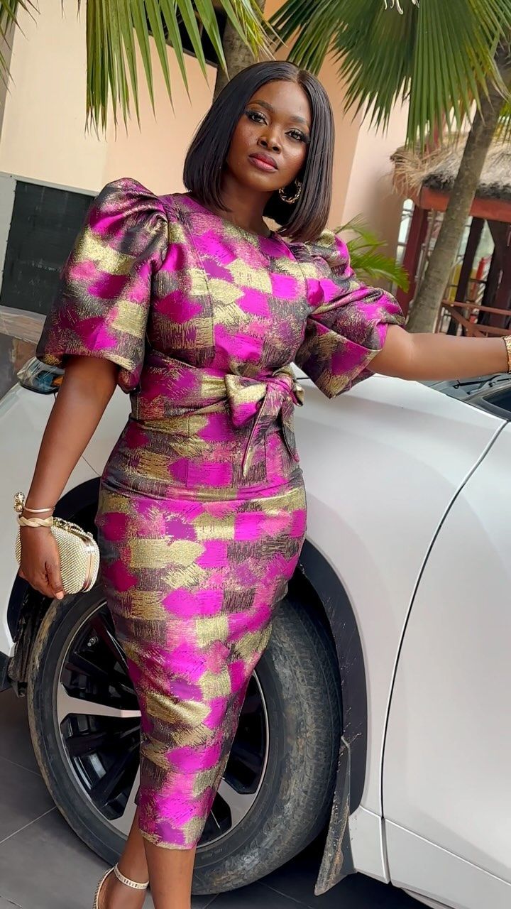 Brocade Dress Designs for Weddings