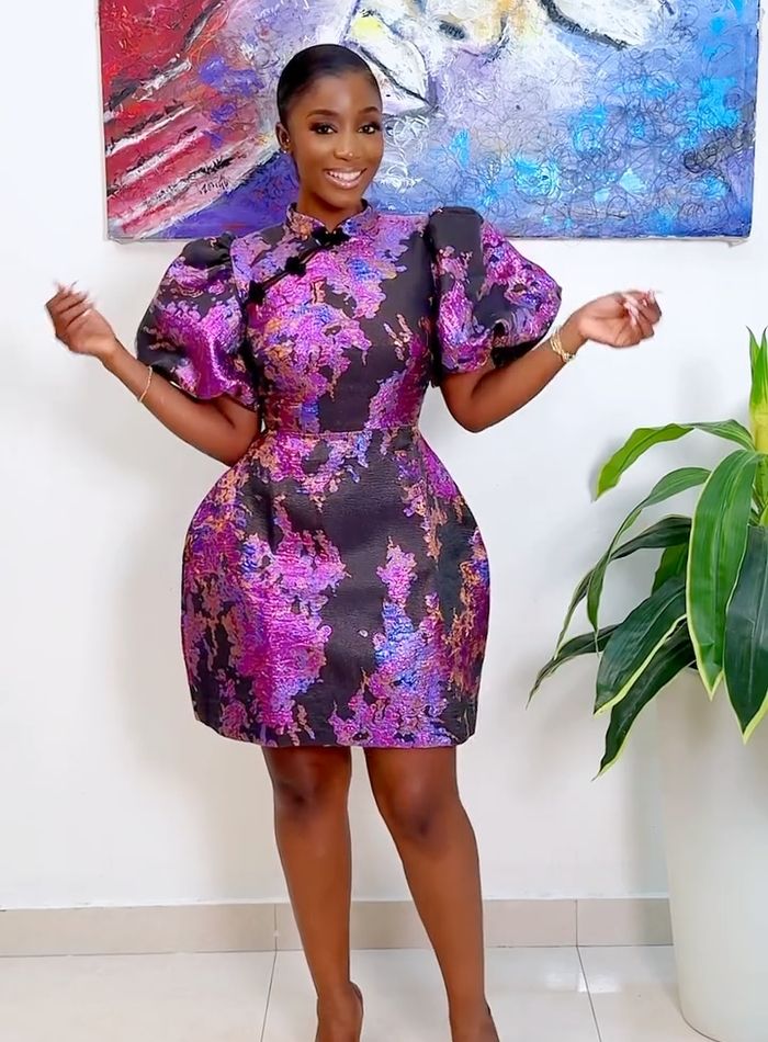 Short Brocade Styles for Ladies