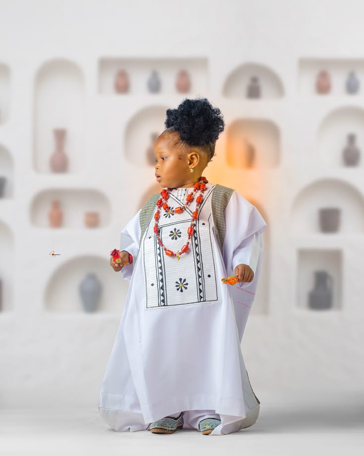 Baby Female Agbada Gown Styles