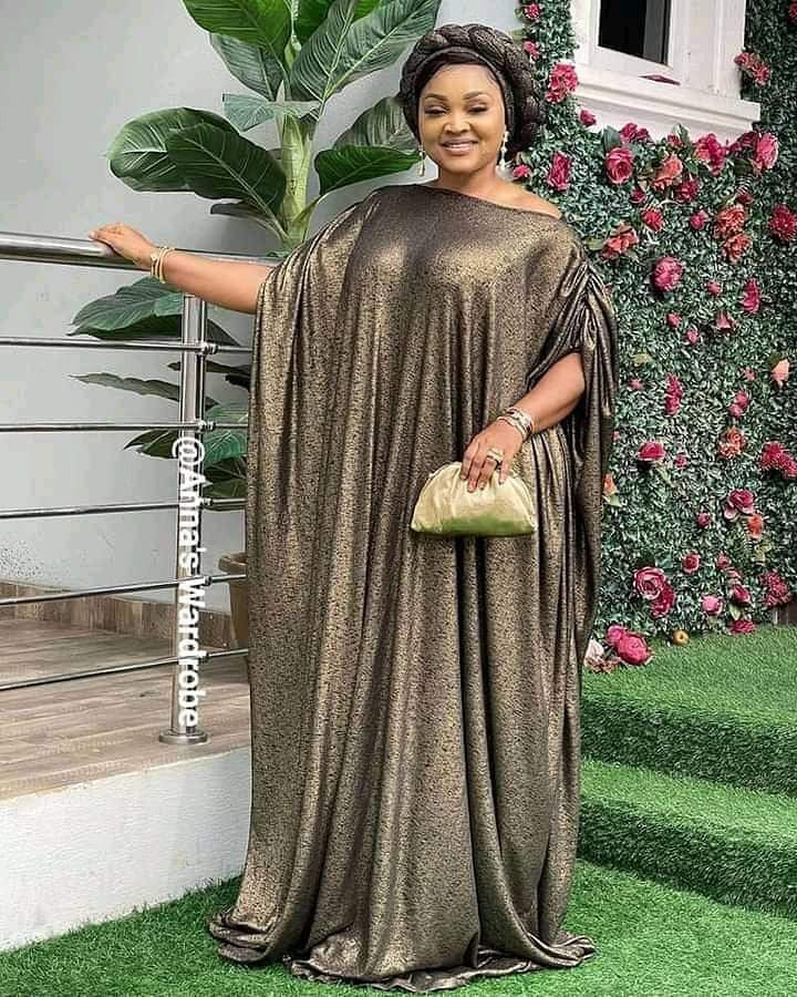 Latest Gown Styles for Material in Nigeria