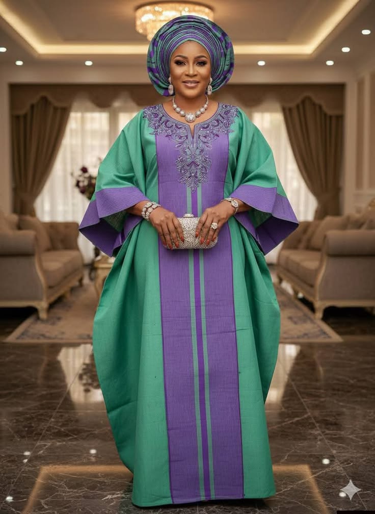 Wedding Agbada Styles for Ladies 