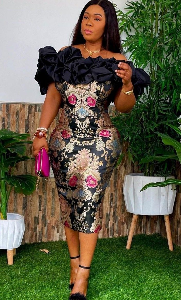 Brocade Styles for Ladies in Nigeria