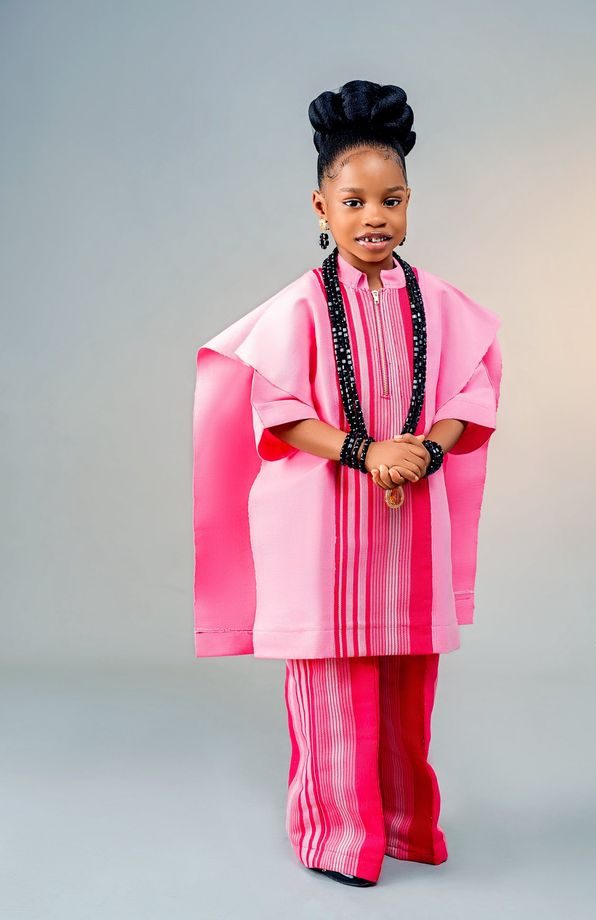 Baby Female Agbada Gown Styles