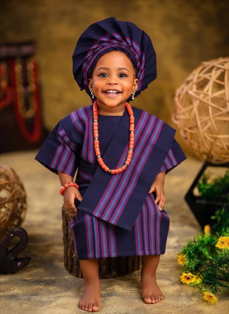 Baby Female Agbada Gown Styles