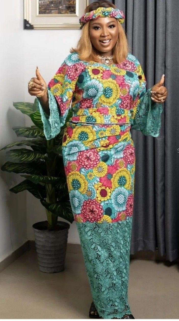 Blouse and Iro with Ankara Material