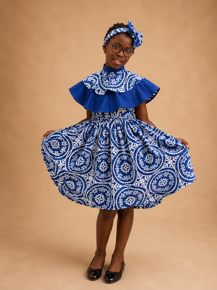 Simple Ankara Styles for Girl Child ​