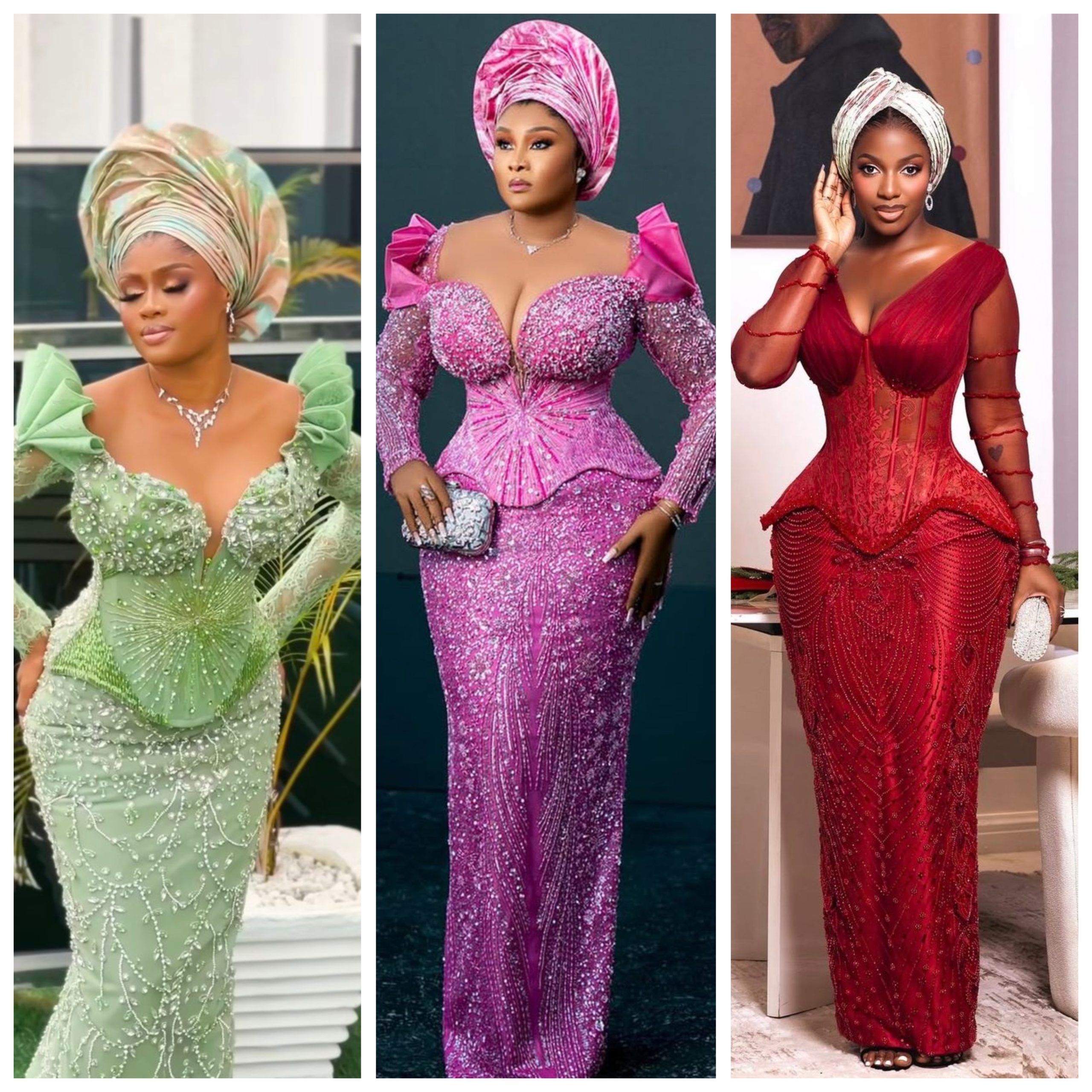 Trendy Lace Skirt and Blouse Styles in Nigeria