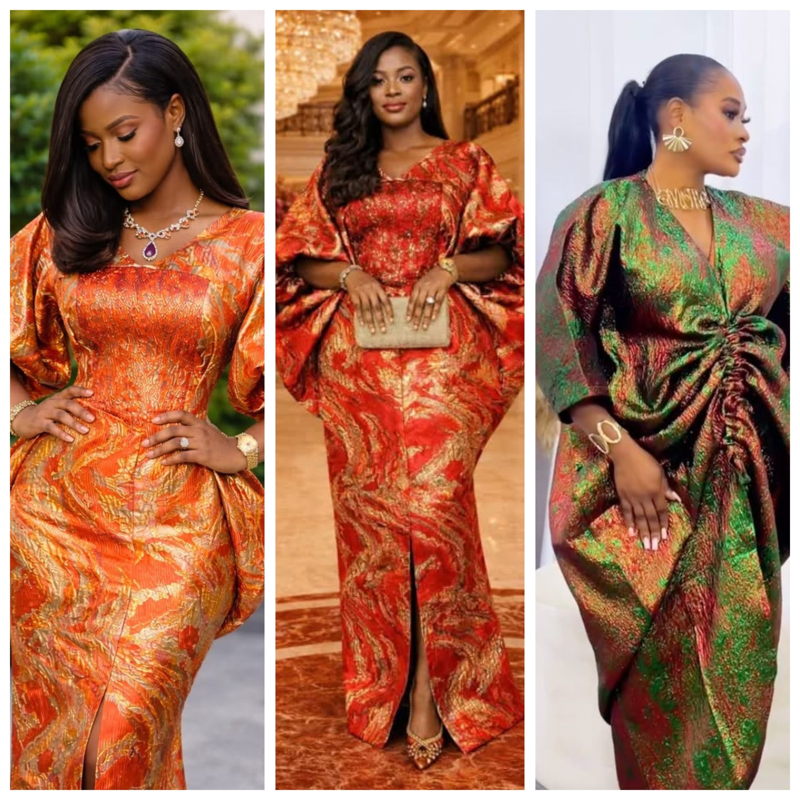 Brocade Styles for Ladies in Nigeria