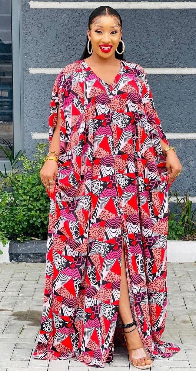 . Long Free Gown Styles with Material