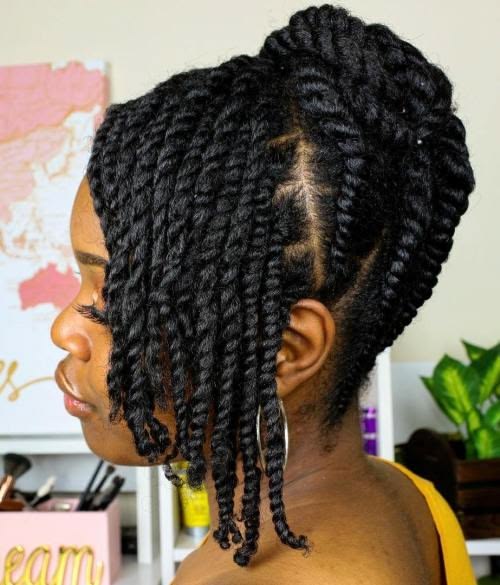 Natural Hair Styles for Long Hair