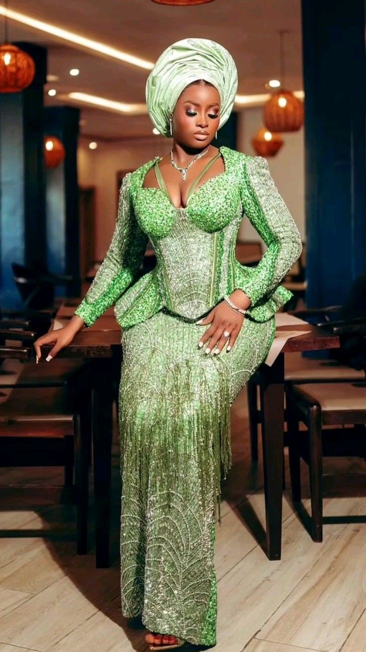 Trendy Lace Skirt and Blouse Styles in Nigeria