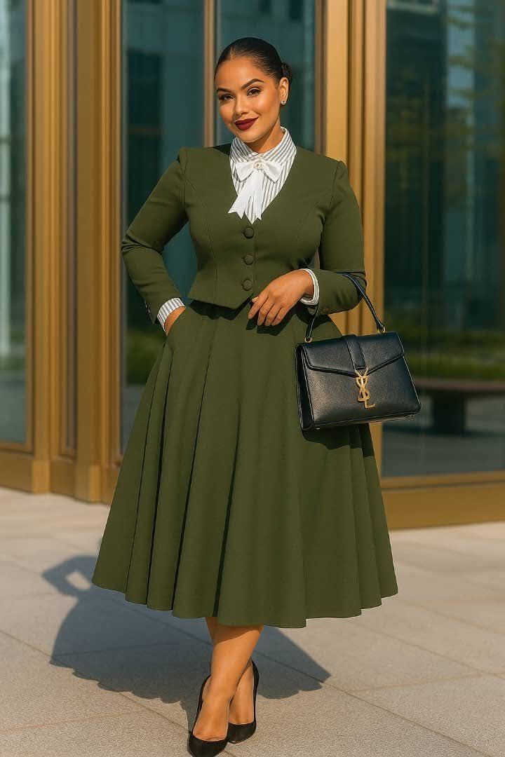 Office Gown Styles for Ladies