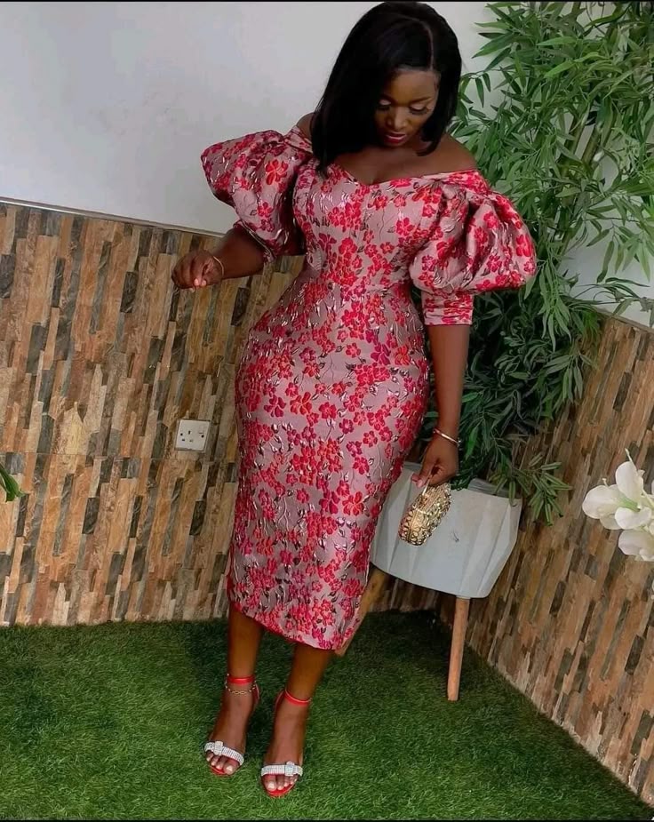 Short Brocade Styles for Ladies