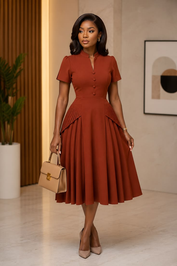 Classy Corporate Gown Styles