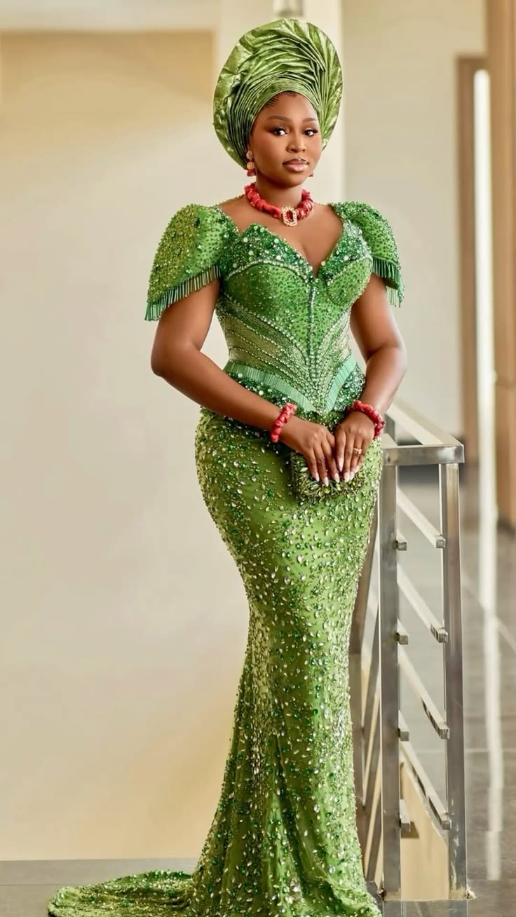 Beaded Lace Skirt and Blouse Styles ​