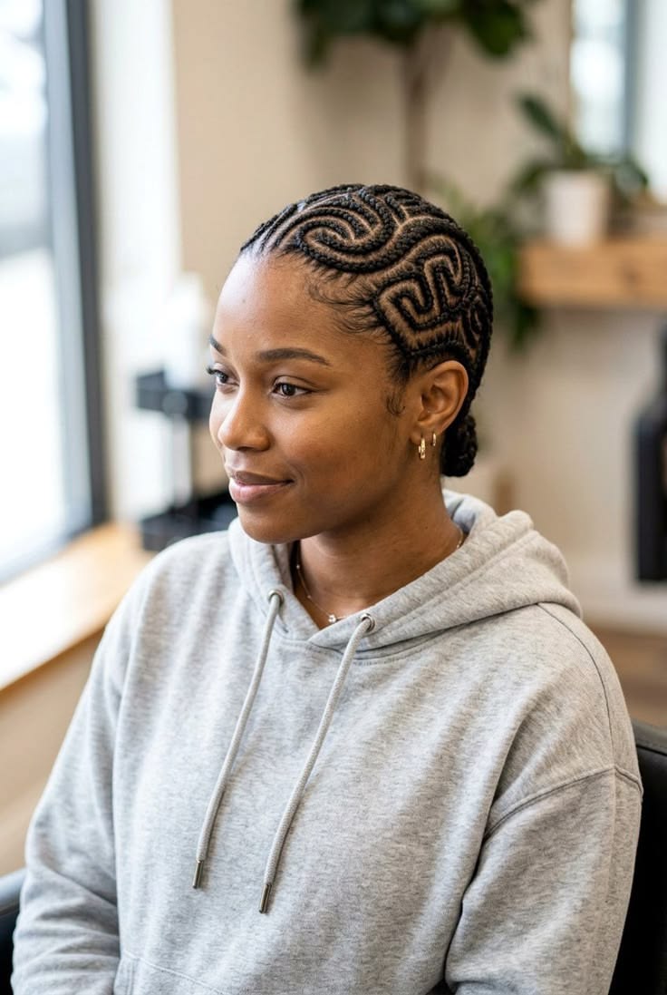 Zigzag Weaving with Natural Hair ​
