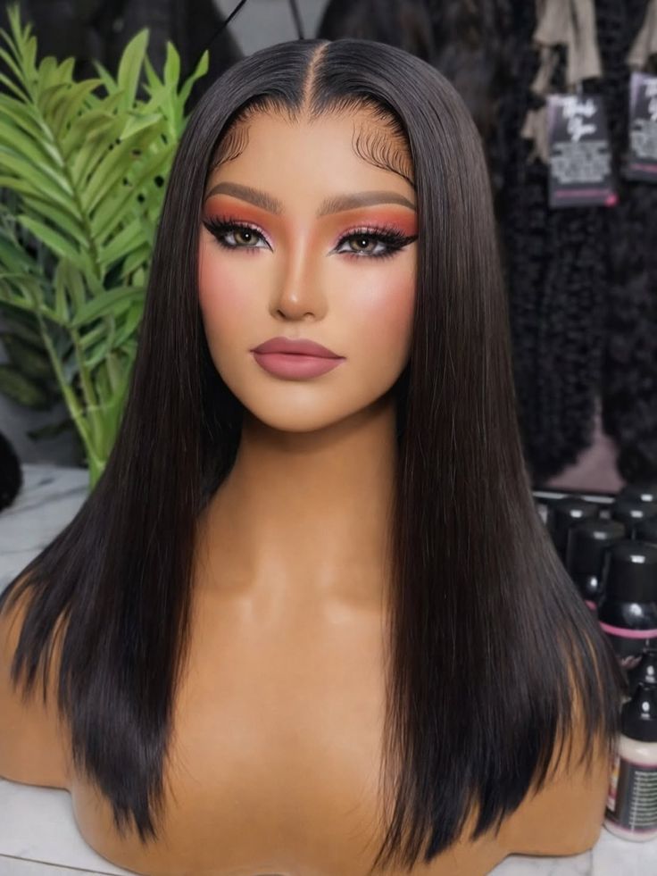 Frontal Styles with Straight Hair