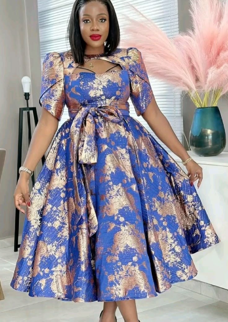 Brocade Dress Designs for Weddings