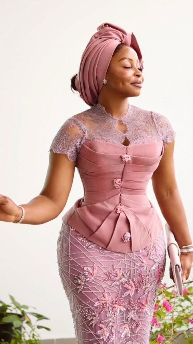Other Nice Skirt and Blouse with Lace Material